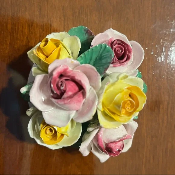 3/$30 antique china rose ornament - Picture 5 of 5